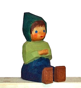 Boy, sitting, 5 cm (Type 1)