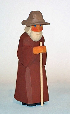Schäfer mit Stock und Hut, 12 cm (Typ 1)