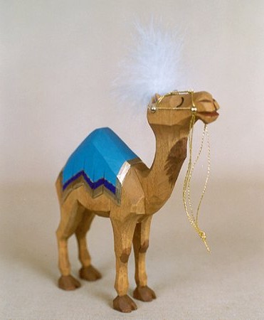 Kamel, stehend, aufgezäumt, 16 cm (Typ 1)