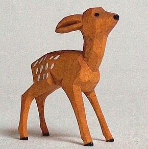 Fawn, sniffing, 4 cm (Type 1)
