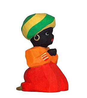 colored boy, kneeling, 5 cm (Type 1)