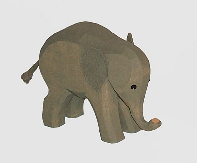 Elefant, klein, 7 cm (Typ 1)