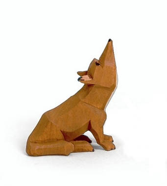 Fox, howling, 5 cm (Type 1)