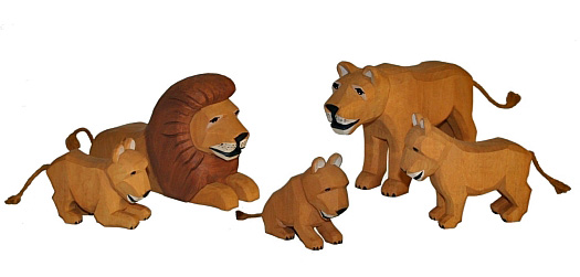 Set: Löwen-Familie (Typ 2)