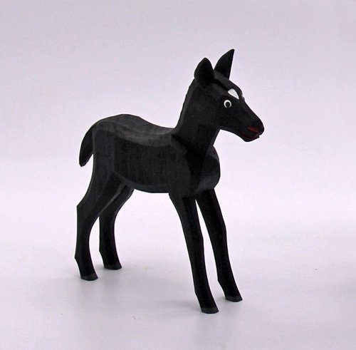 Foal, black 8,5 cm (Type 1)