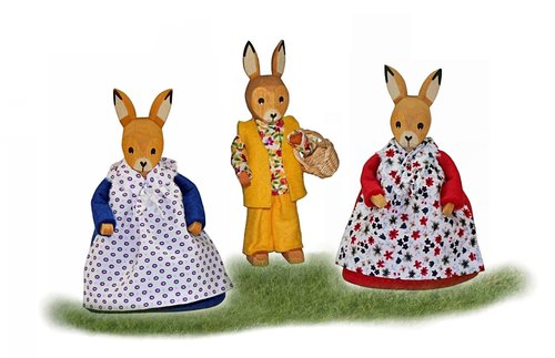Easter bunny mother, 12,5 cm