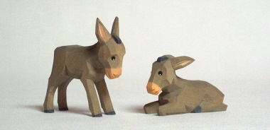 Donkey, small, standing, 5,5 cm (Type 1)