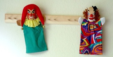 Puppets rack