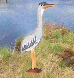 Grey heron, 8,5 cm (Type 1)
