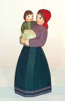 Mutter mit Kind auf dem Arm, 10,5 cm (Typ 1)
