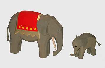 Elephant, small, 7 cm (Type 1)