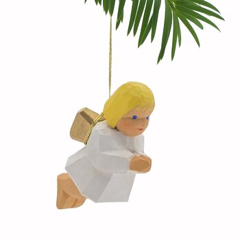 Engel, fliegend, blond, 6 cm (Typ 1)