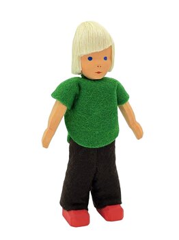 Junge, groß, blond, 10 cm