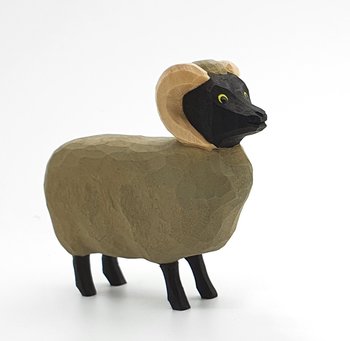 Moorland sheep, head lifted, 7 cm (Type 1)